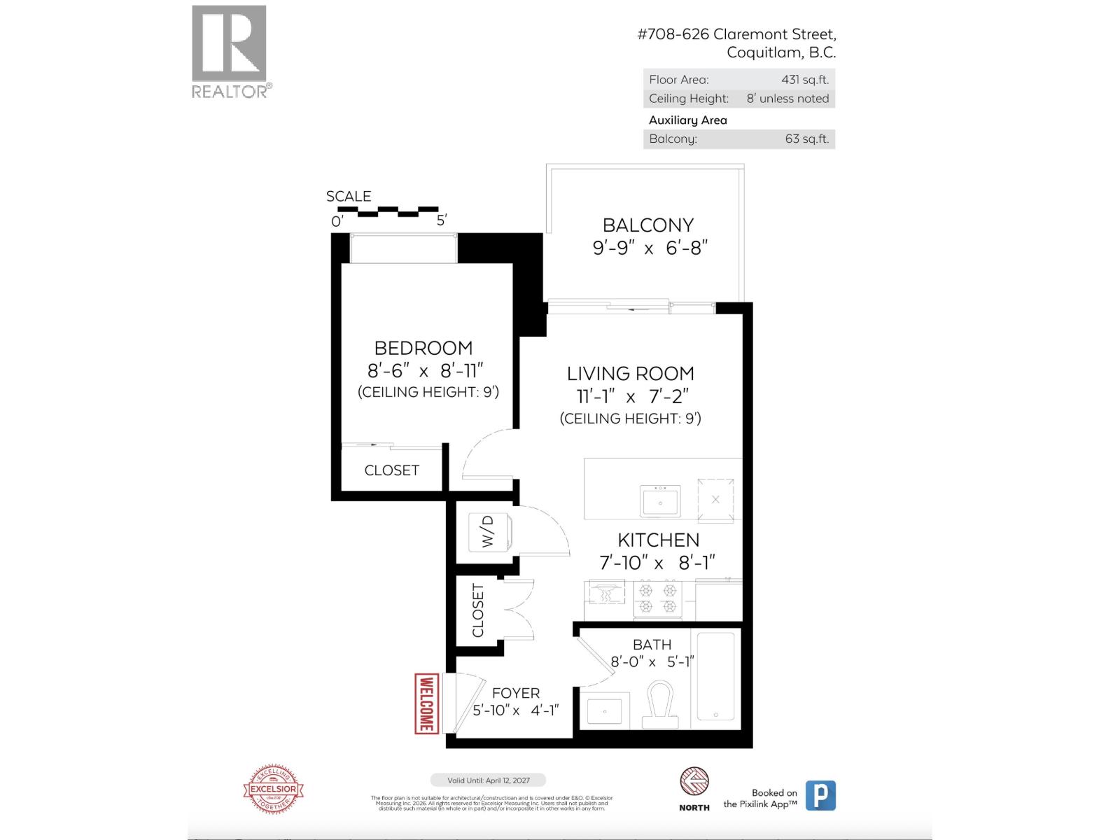 708 626 Claremont Street, Coquitlam, British Columbia  V3J 0T1 - Photo 25 - R3156492