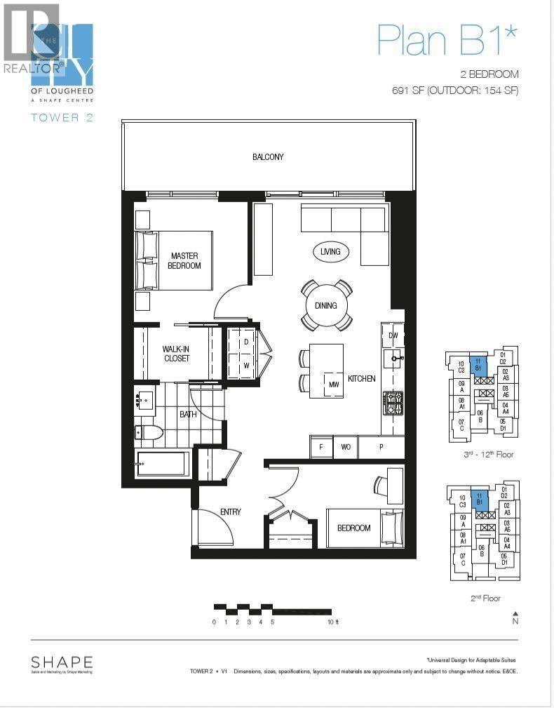 911 3833 Evergreen Place, Burnaby, British Columbia  V3J 0M2 - Photo 2 - R3156524