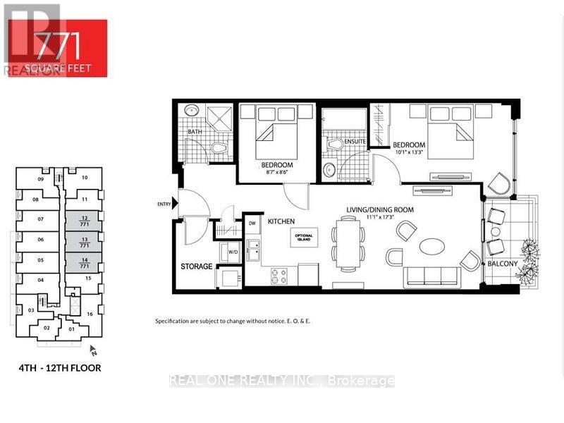512 - 150 Main Street W, Hamilton, Ontario  L8P 1H8 - Photo 2 - X13685142
