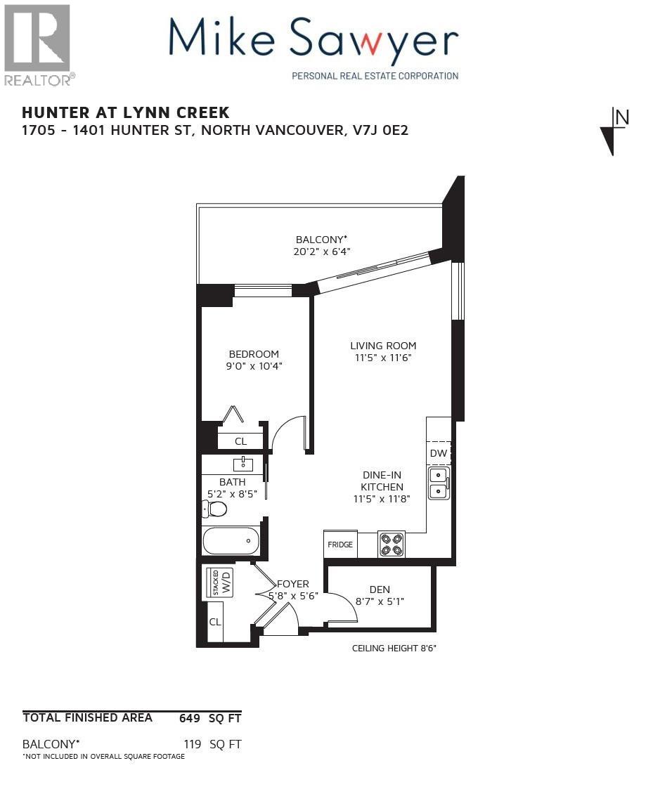 1705 1401 Hunter Street, North Vancouver, British Columbia  V7J 0E2 - Photo 32 - R3156614