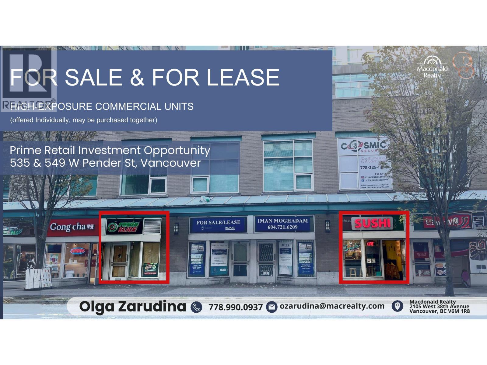 535 W PENDER STREET, Vancouver, British Columbia