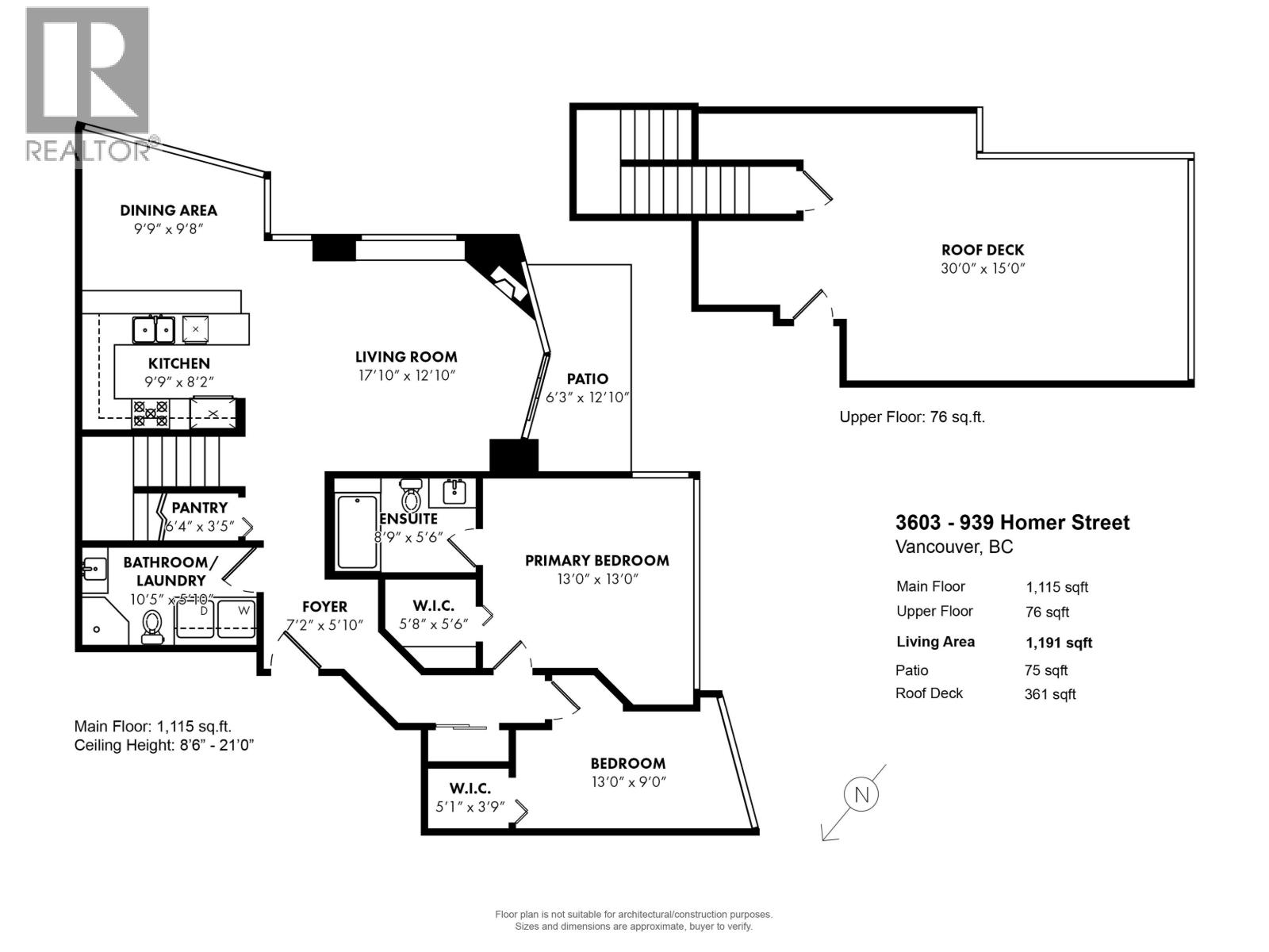 3603 939 Homer Street, Vancouver, British Columbia  V6B 2W6 - Photo 34 - R3106413