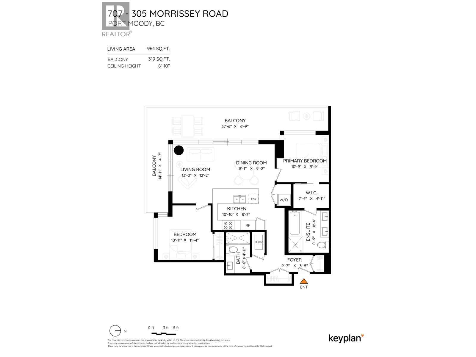 707 305 Morrissey Road, Port Moody, British Columbia  V3H 0M3 - Photo 40 - R3156739