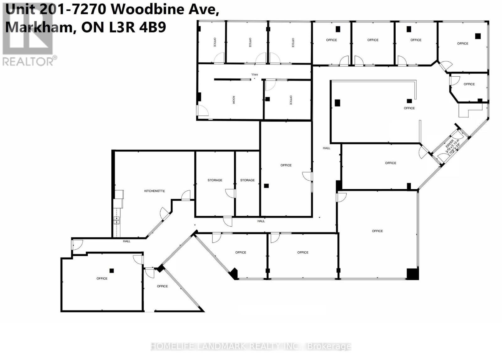201 - 7270 Woodbine Avenue, Markham, Ontario  L3R 4B9 - Photo 4 - N12841344