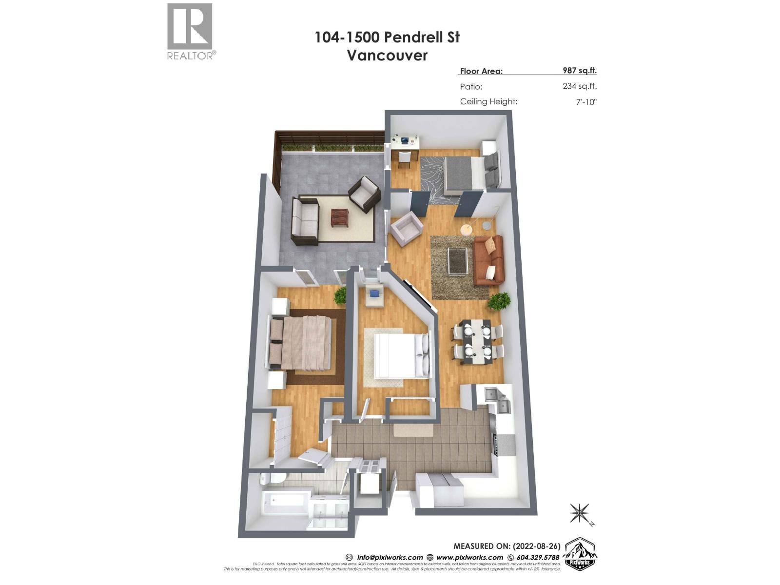 104 1500 Pendrell Street, Vancouver, British Columbia  V6G 3A5 - Photo 6 - R3147794