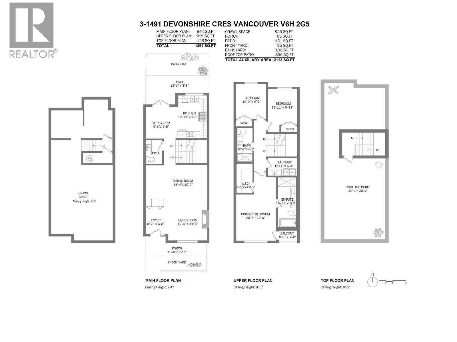 3 1491 Devonshire Crescent, Vancouver, British Columbia  V6H 2G5 - Photo 40 - R3156964