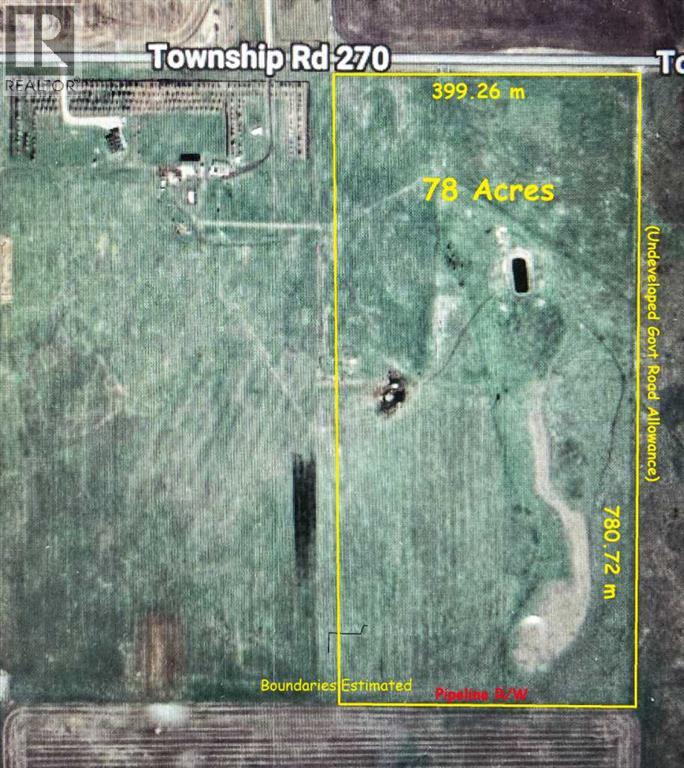 78 Acres Township Road 270, Rural Rocky View County, Alberta  T4B 2A4 - Photo 2 - A2289673