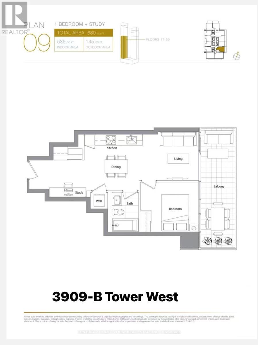 3909 - 3 CONCORD CITYPLACE WAY, Toronto, Ontario