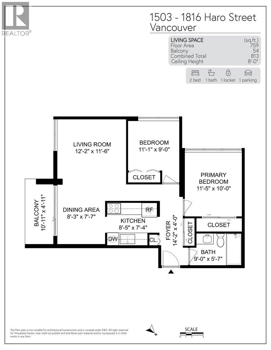 1503 1816 Haro Street, Vancouver, British Columbia  V6G 2Y7 - Photo 31 - R3157160