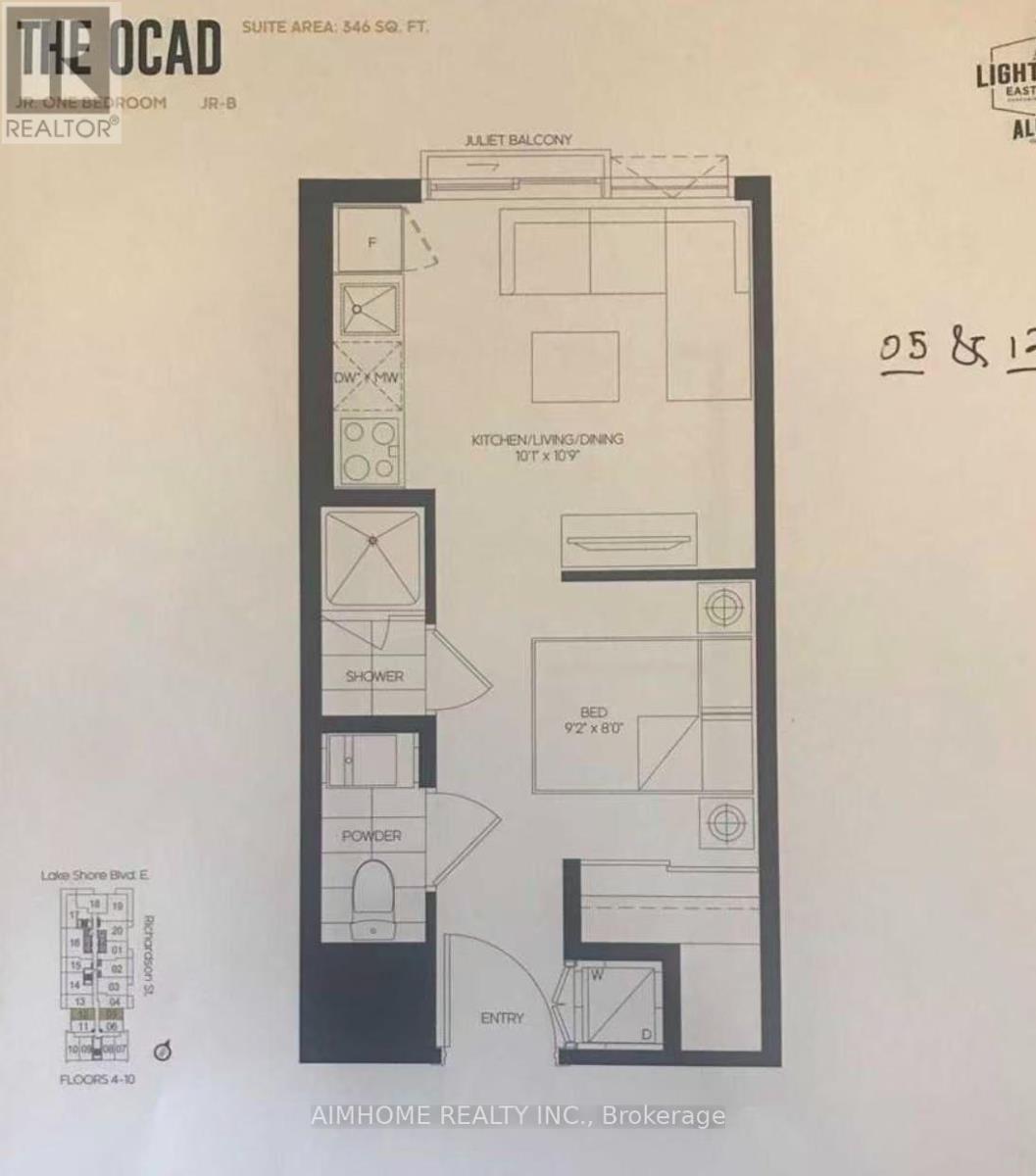 806 - 20 Richardson Street, Toronto, Ontario  M5A 0S6 - Photo 1 - C13693712