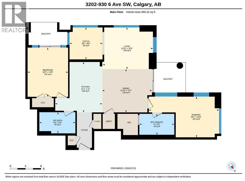 3202, 930 6 Avenue SW, Calgary, Alberta  T2P 1J3 - Photo 21 - A2312505