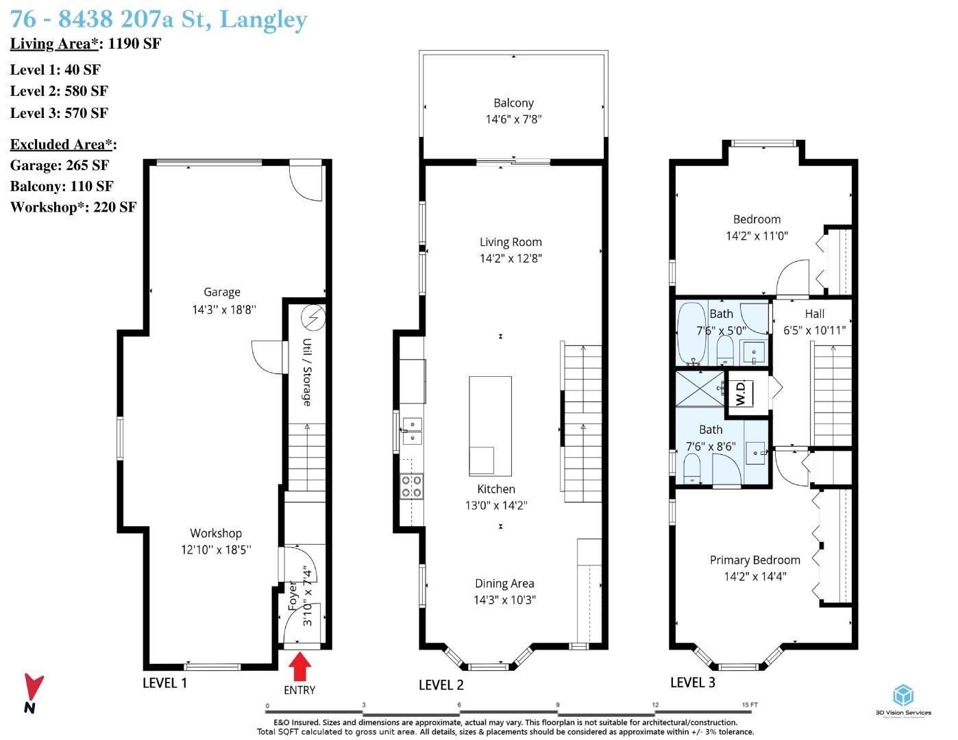 76 8438 207a Street, Langley, British Columbia V2Y 0N8 - Photo 5 - R3157361