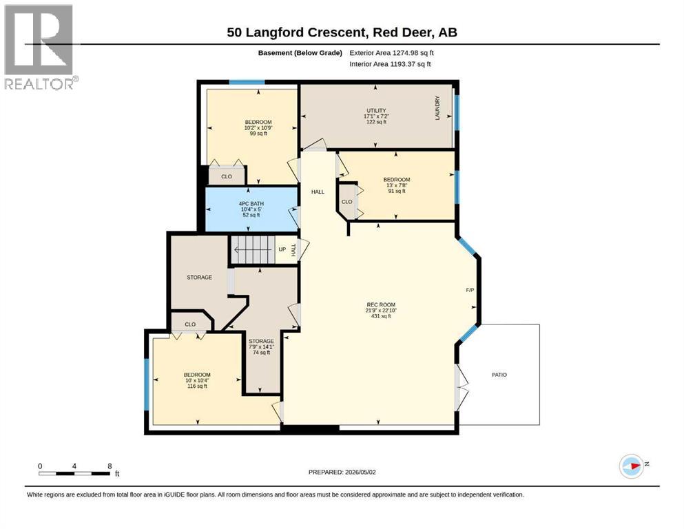 50 Langford Crescent, Red Deer, Alberta  T4R 2X1 - Photo 49 - A2307299