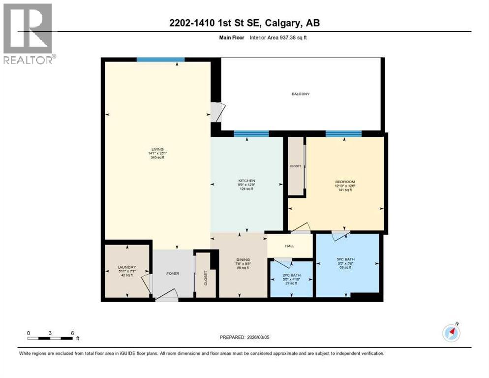2202, 1410 1 Street SE, Calgary, Alberta  T2G 5T7 - Photo 3 - A2324245