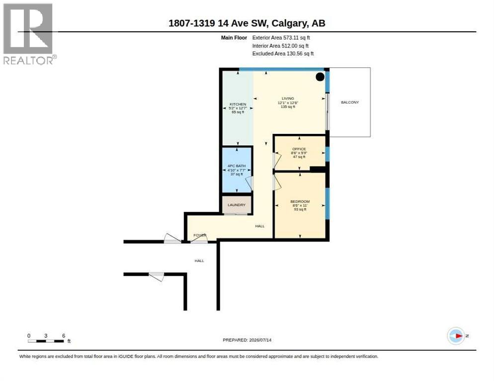 1807, 1319 14 Avenue SW, Calgary, Alberta  T3C 0W3 - Photo 41 - A2329633