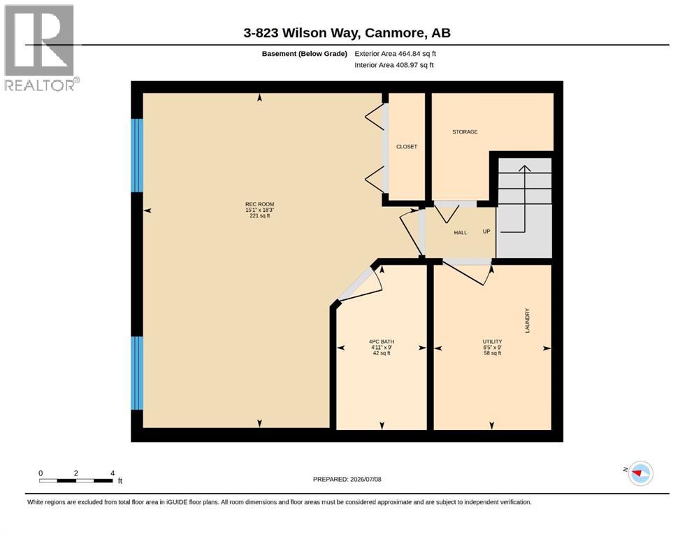 3, 823 Wilson Way, Canmore, Alberta  T1W 2Y8 - Photo 35 - A2328464