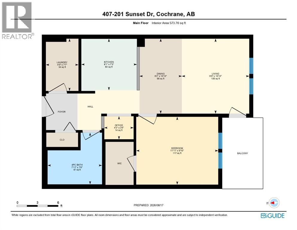 407, 201 Sunset Drive, Cochrane, Alberta  T4C 0H5 - Photo 25 - A2337530