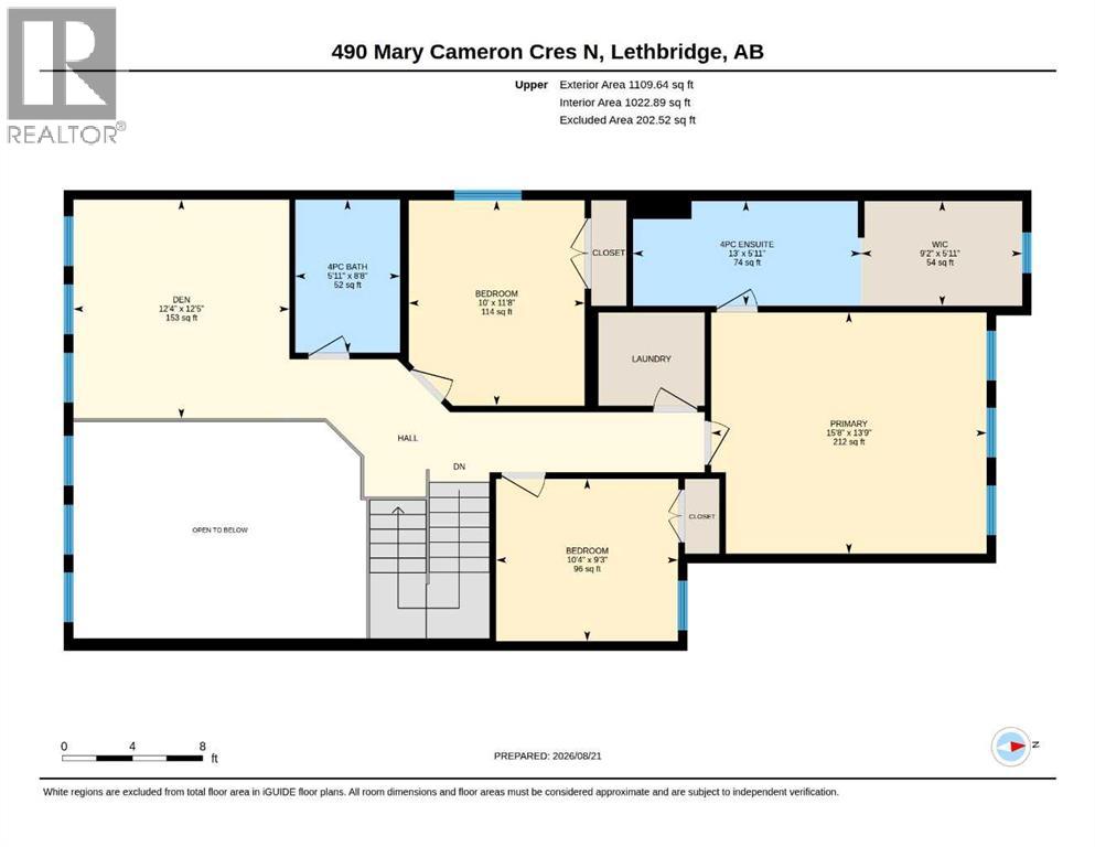 490 Mary Cameron Crescent N, Lethbridge, Alberta  T1H 6V6 - Photo 39 - A2338897
