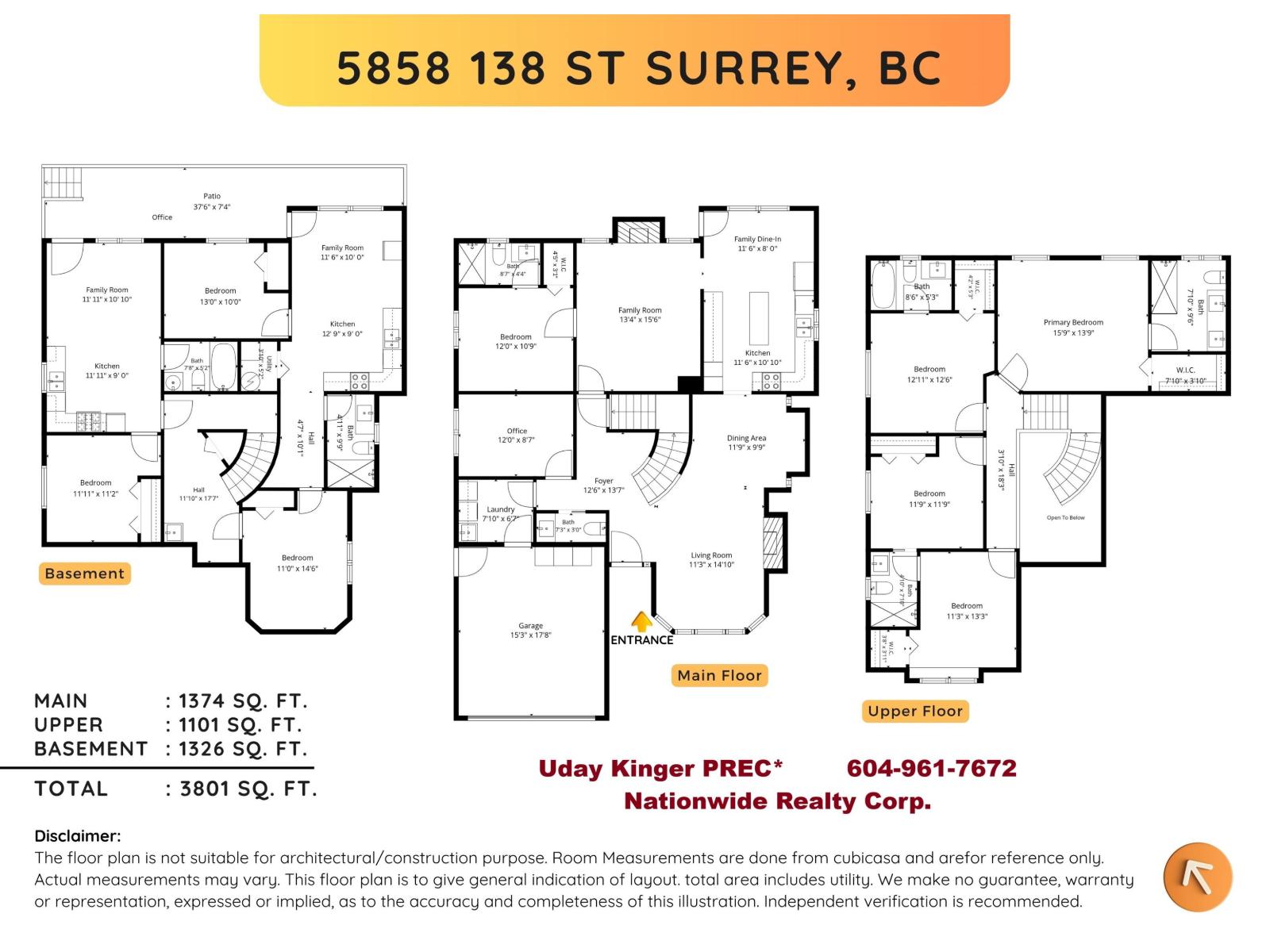 5858 138 Street, Surrey, British Columbia  V3X 3P3 - Photo 2 - R3153385