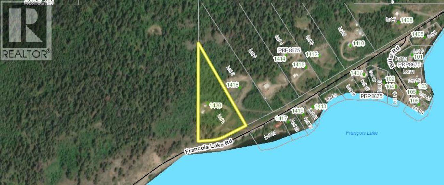 1420 Francois Lake Road, Fraser Lake, British Columbia  V0J 1S0 - Photo 1 - R3158274