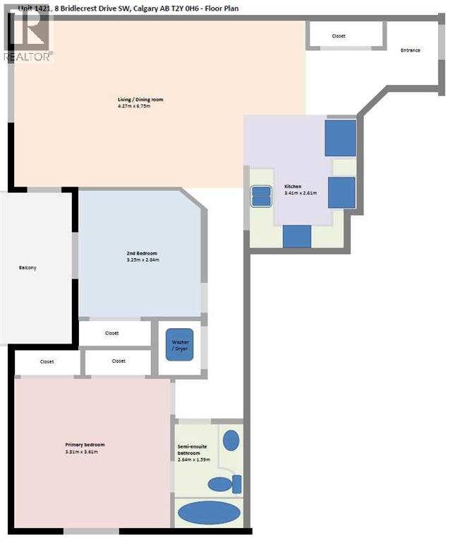1421, 8 Bridlecrest Drive SW, Calgary, Alberta  T2Y 0H6 - Photo 23 - A2338948