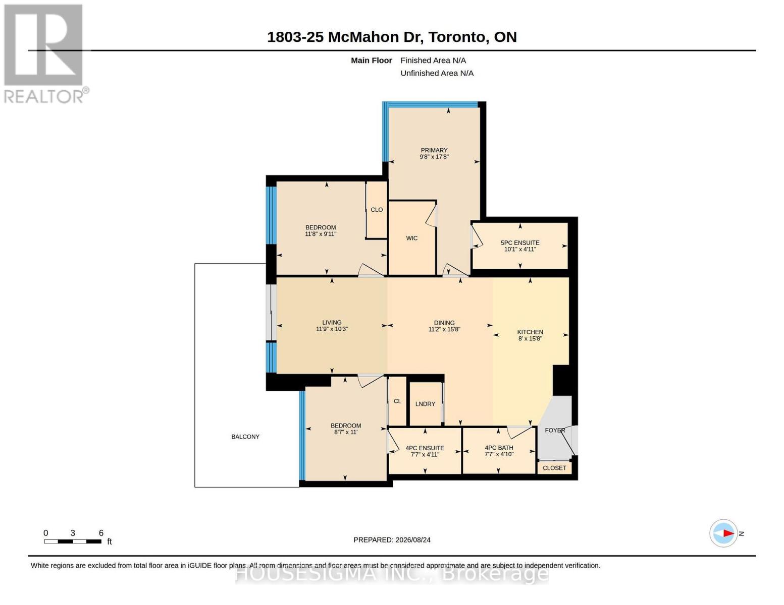 1803 - 25 Mcmahon Drive, Toronto, Ontario  M2K 0J1 - Photo 28 - C13709046