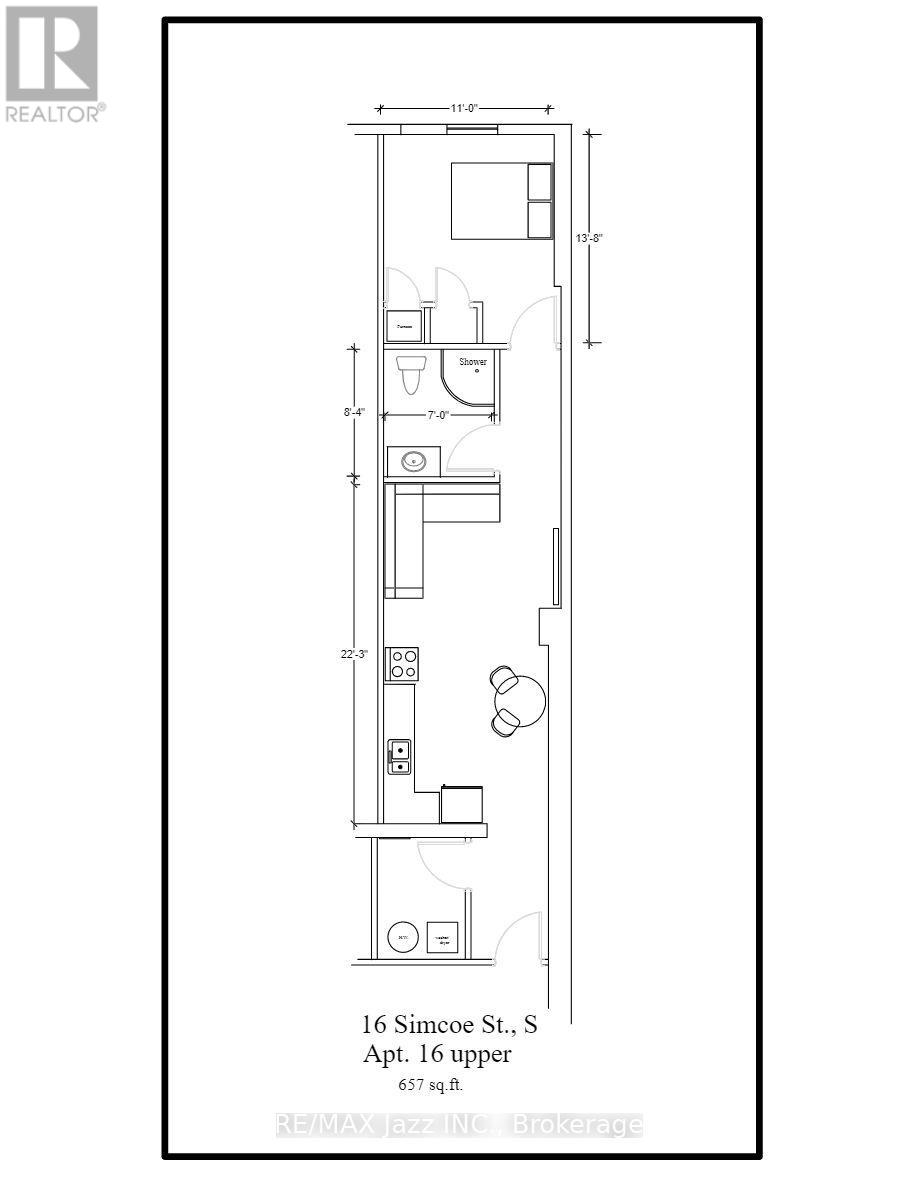 Upper - 16 Simcoe Street S, Oshawa, Ontario  L1H 4G2 - Photo 2 - E13710436