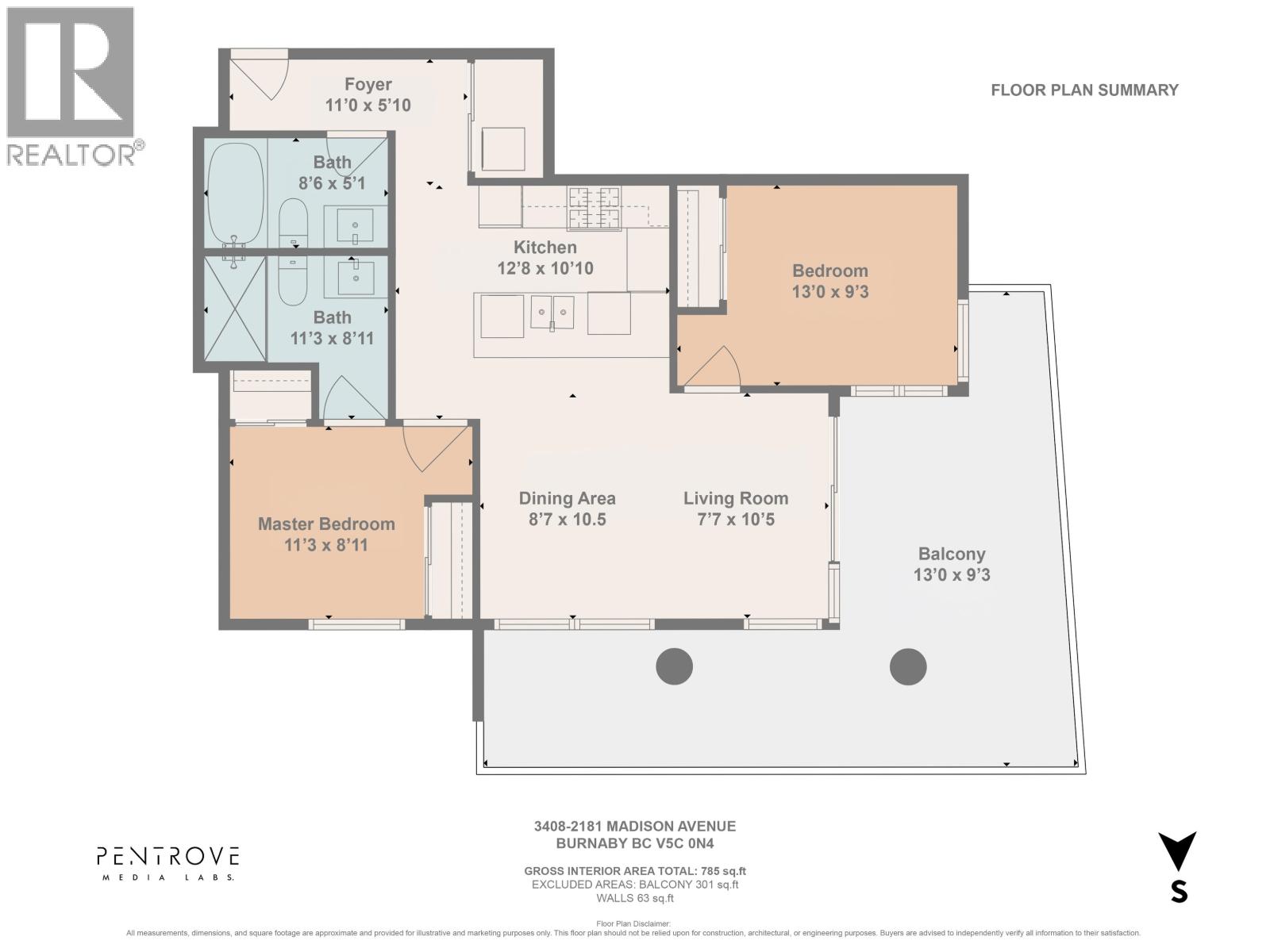 3408 2181 Madison Avenue, Burnaby, British Columbia  V5C 0N4 - Photo 3 - R3134008