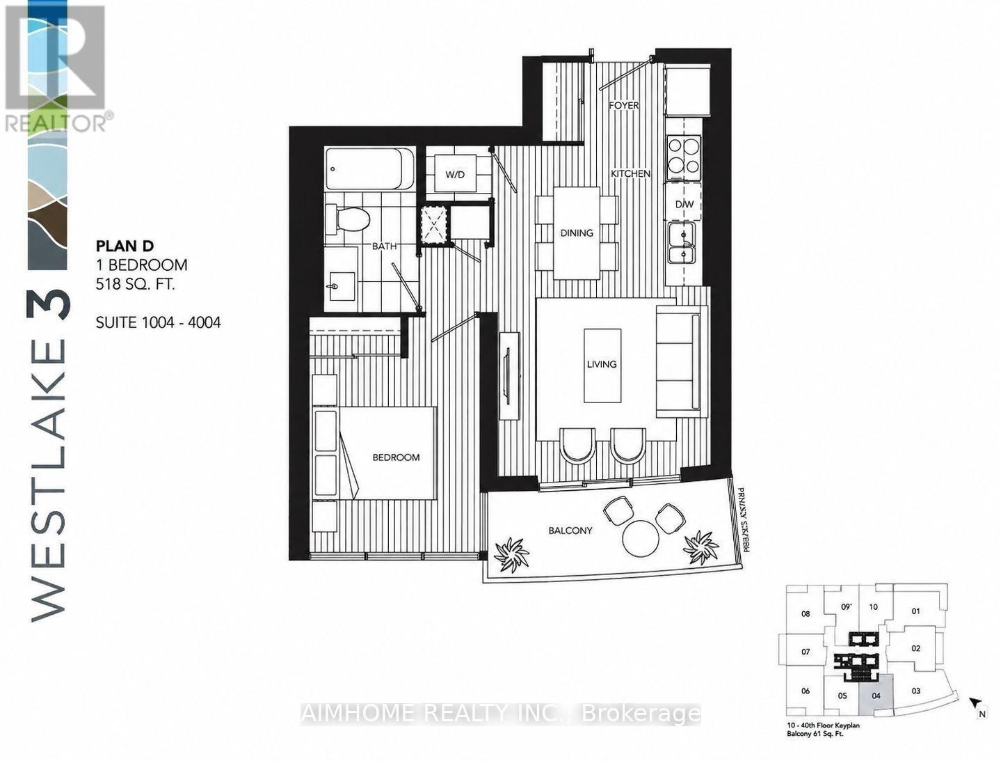 1604 - 2212 Lakeshore Boulevard W, Toronto, Ontario  M8V 0C2 - Photo 10 - W13711638