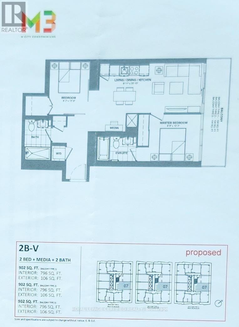 6407 - 448 Burnhamthorpe Rd W, Mississauga, Ontario  L5B 0R4 - Photo 24 - W13715062