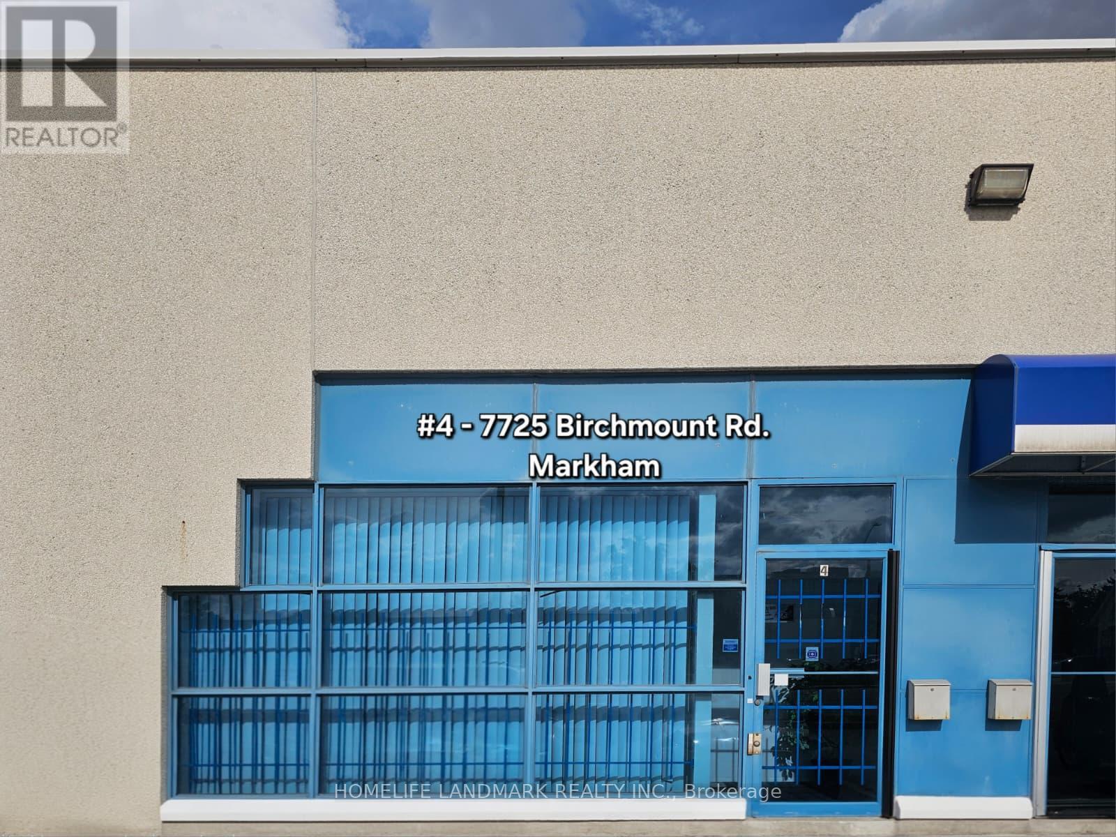 4 - 7725 BIRCHMOUNT ROAD, Markham, Ontario