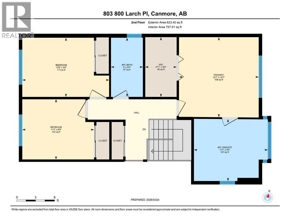 803 800 Larch Place, Canmore, Alberta  T1W 1S4 - Photo 45 - A2299156