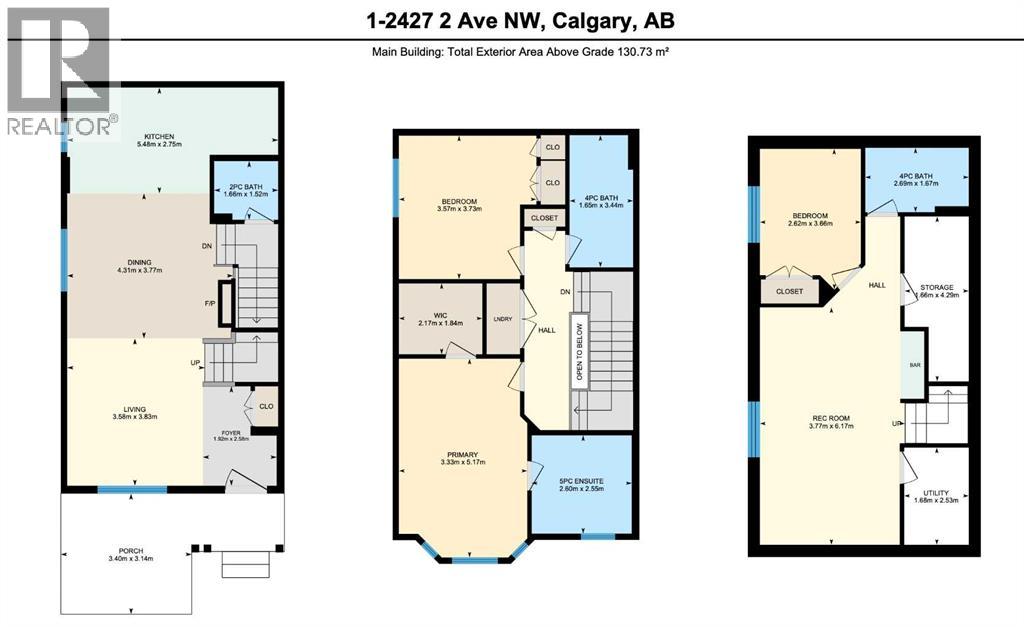 1, 2427 2 Avenue NW, Calgary, Alberta  T2N 0H5 - Photo 50 - A2338993