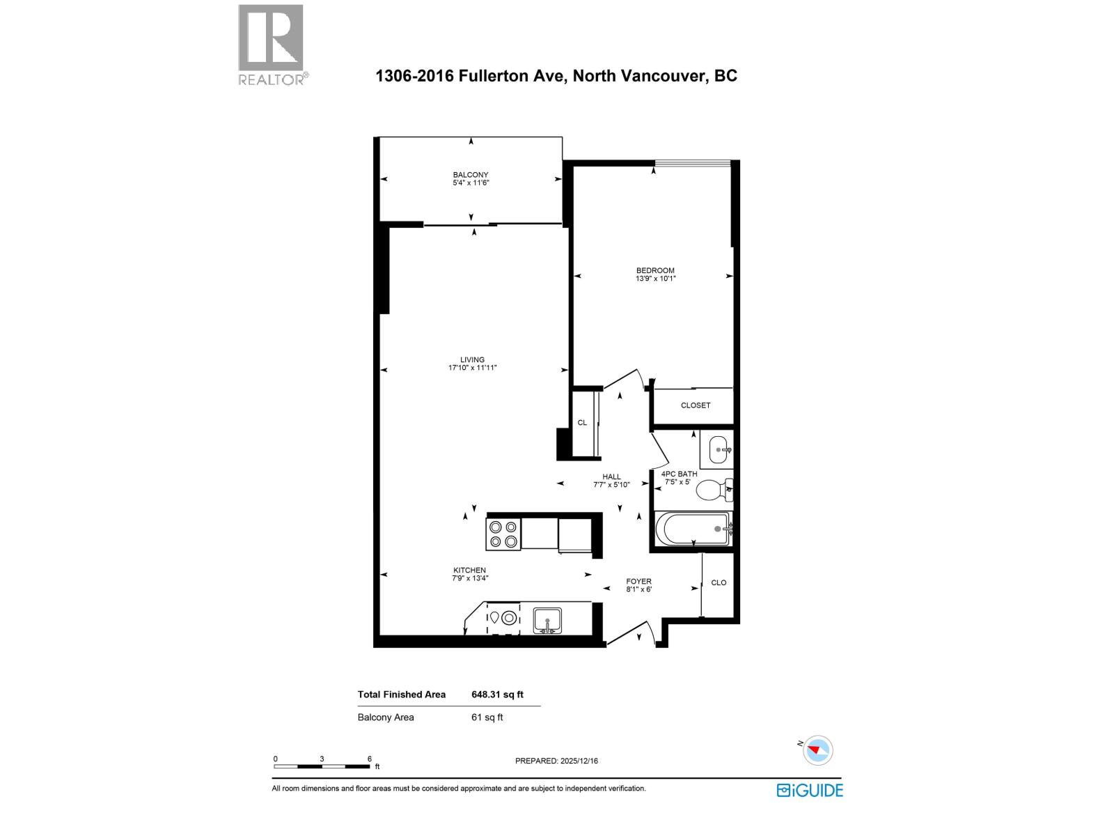 1306 2016 Fullerton Avenue, North Vancouver, British Columbia  V7N 3E9 - Photo 3 - R3159416