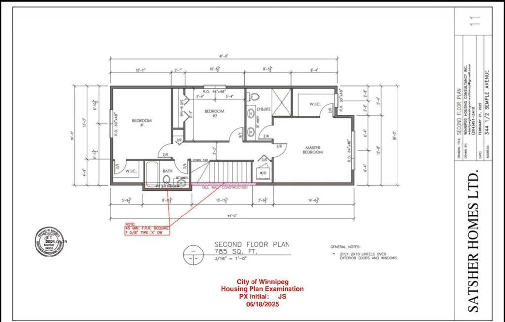 1/2 344 Semple Avenue, Winnipeg, Manitoba  R2V 1C1 - Photo 2 - 202621597