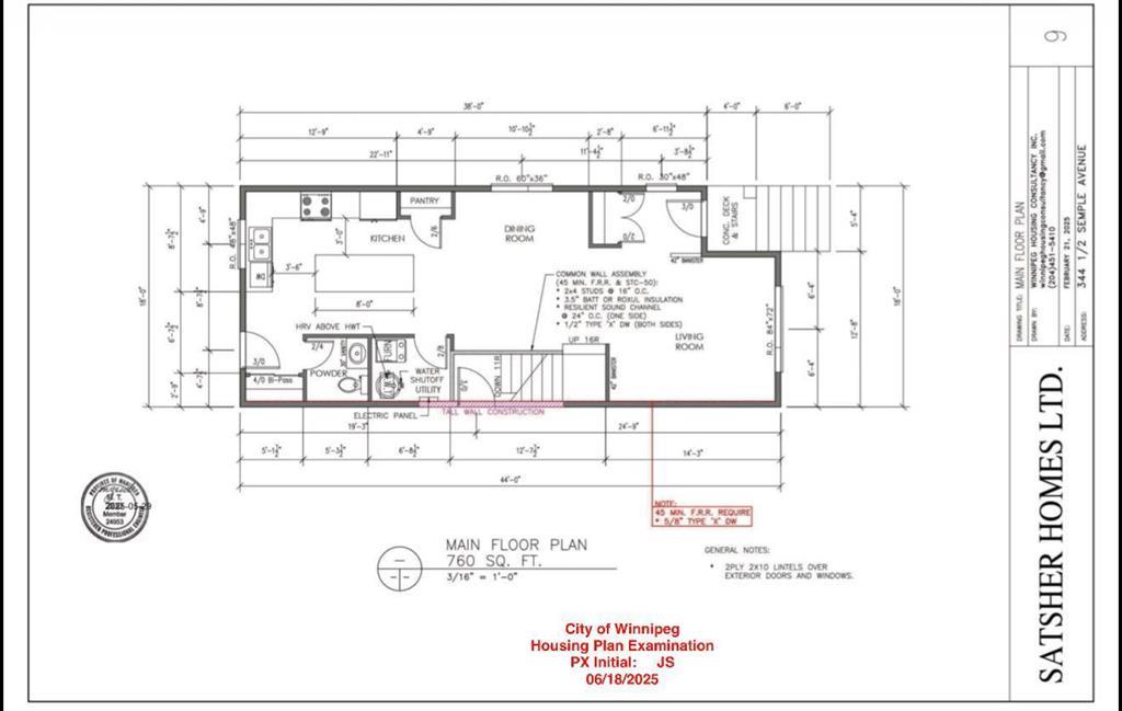 1/2 344 Semple Avenue, Winnipeg, Manitoba  R2V 1C1 - Photo 3 - 202621597