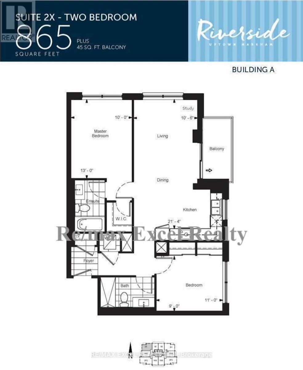 1510 - 15 Water Walk Drive, Markham, Ontario  L6G 0G2 - Photo 2 - N13721012