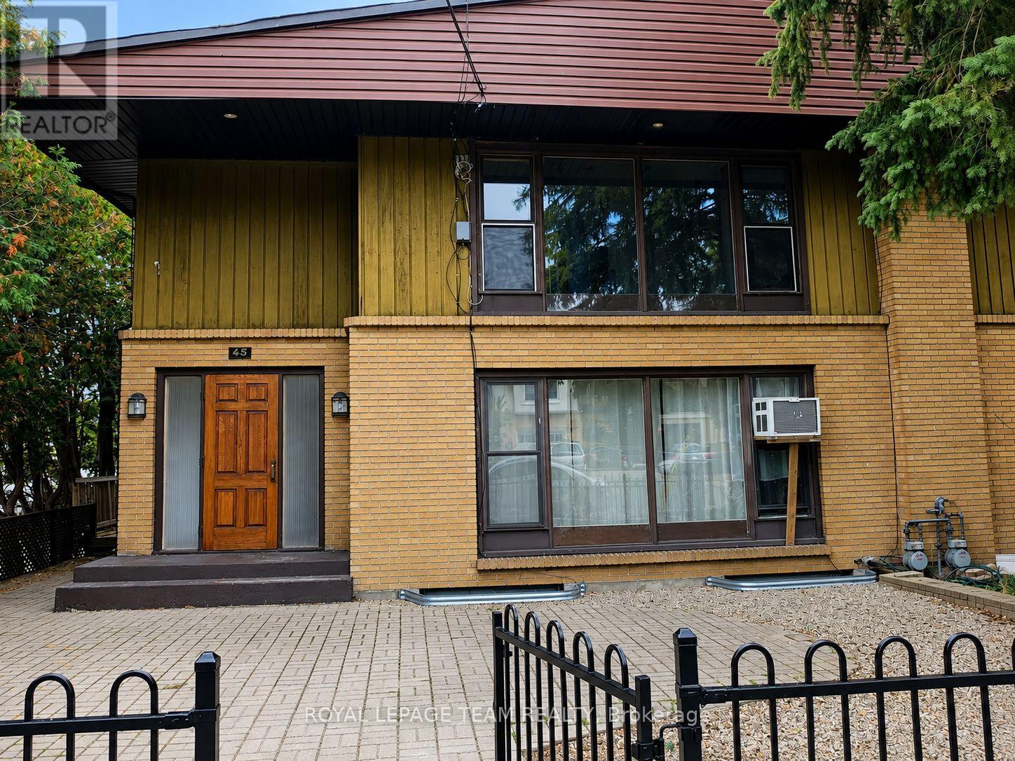 UNIT B - 45 RIVERDALE AVENUE, Ottawa, Ontario