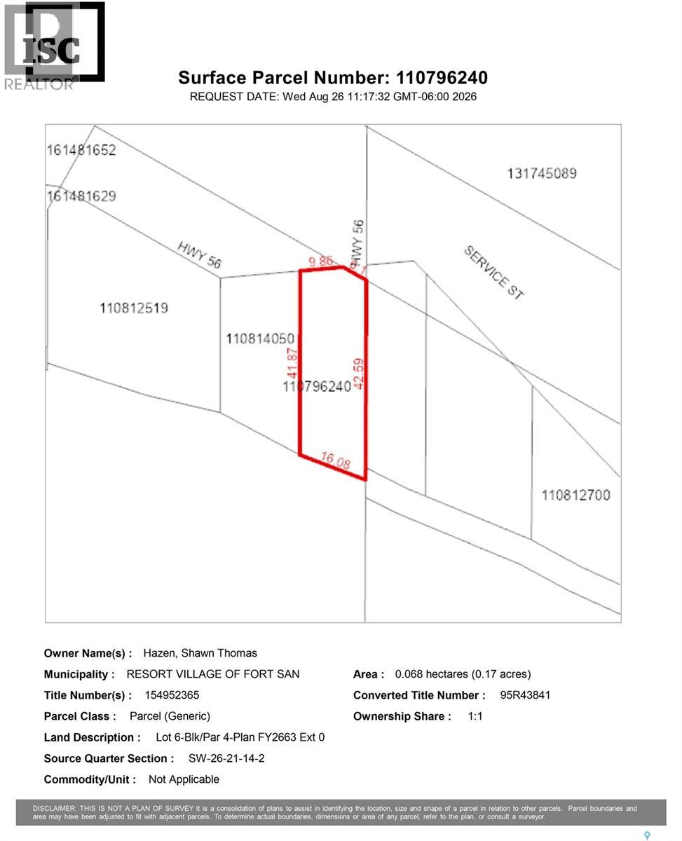 988 56 Highway, Fort San, Saskatchewan  S0G 1S0 - Photo 1 - SK046849