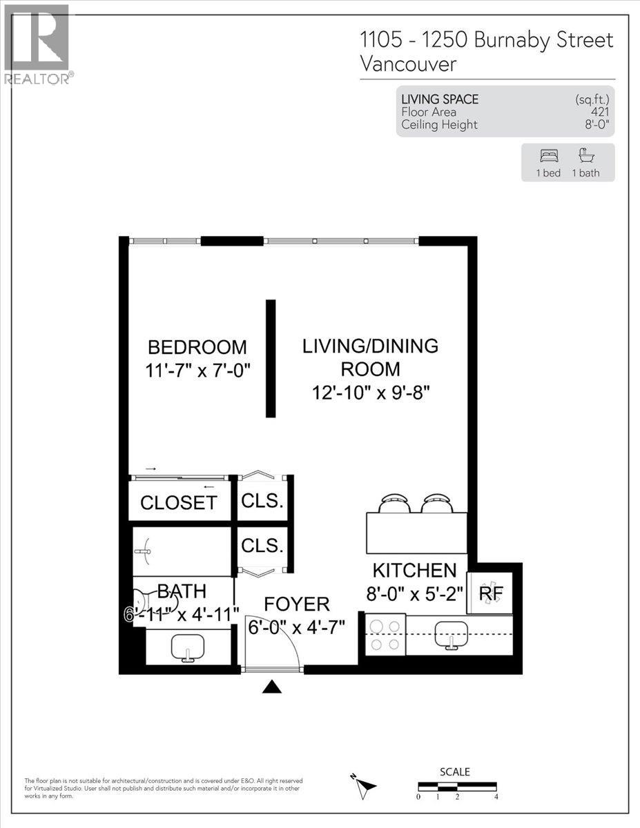 1105 1250 Burnaby Street, Vancouver, British Columbia  V6E 1P5 - Photo 21 - R3159809