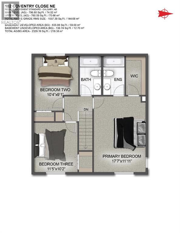 182 Coventry Close NE, Calgary, Alberta  T3K 4A6 - Photo 35 - A2331903