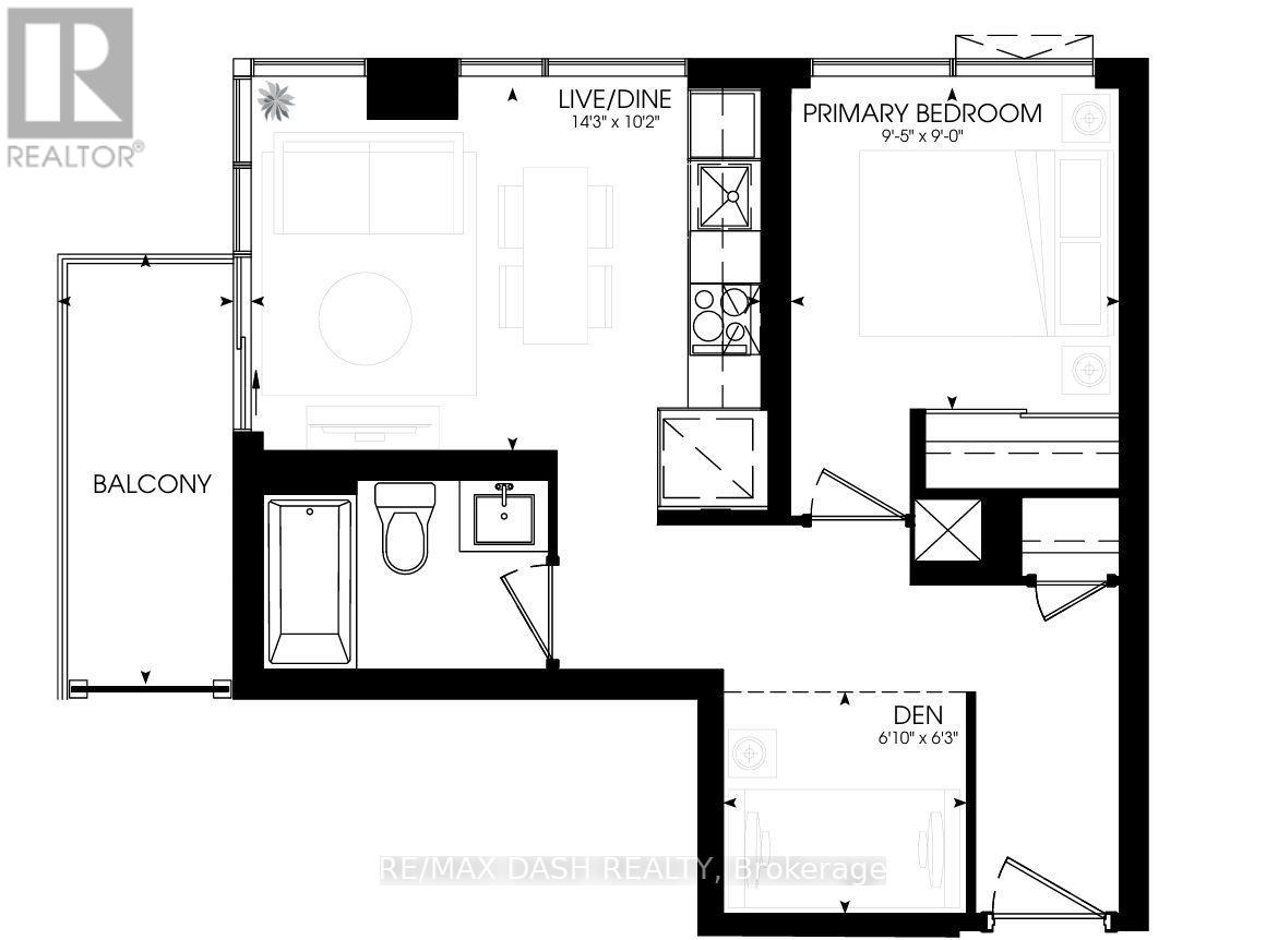 2402 - 280 Dundas Street W, Toronto, Ontario  M5T 0E3 - Photo 2 - C13725874