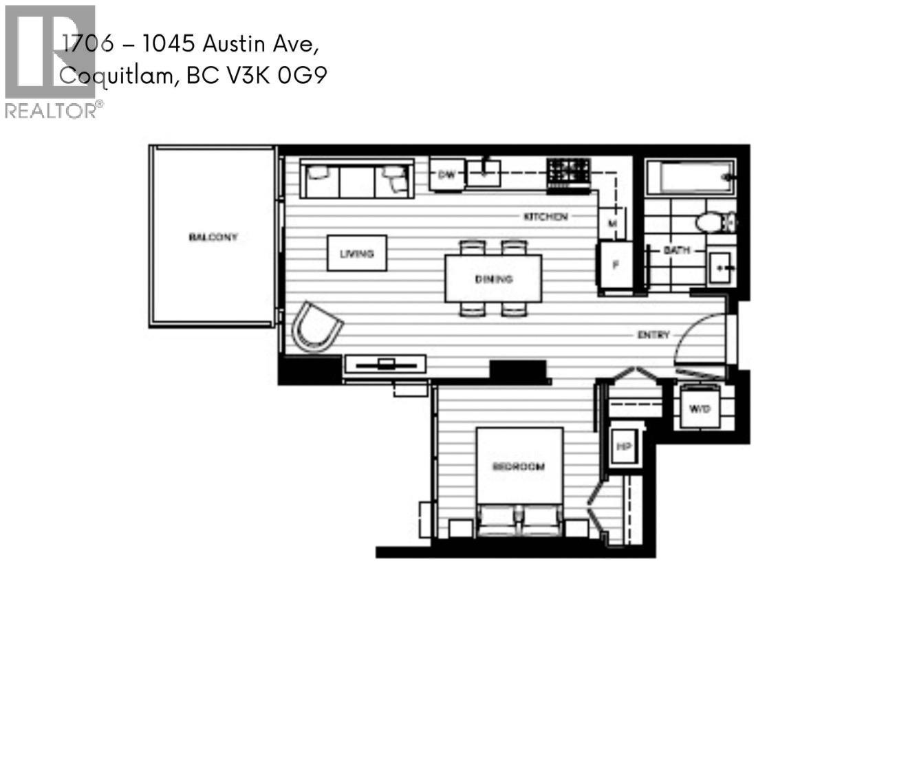 1706 1045 Austin Avenue, Coquitlam, British Columbia  V3K 0G9 - Photo 19 - R3159421