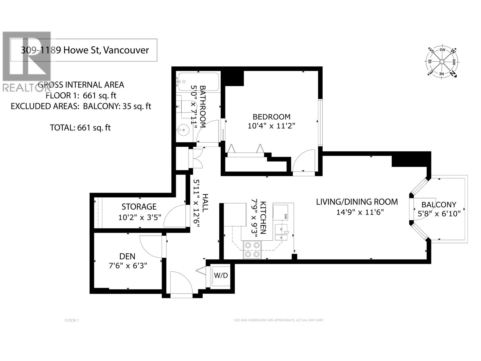 309 1189 Howe Street, Vancouver, British Columbia  V6Z 2X4 - Photo 25 - R3122422