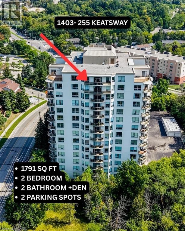 255 KEATS Way Unit# 1403, Waterloo, Ontario