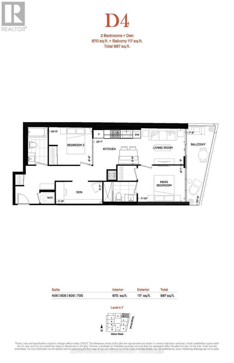 605 - 8 Manor Road W, Toronto, Ontario  M4S 2A5 - Photo 2 - C13727892