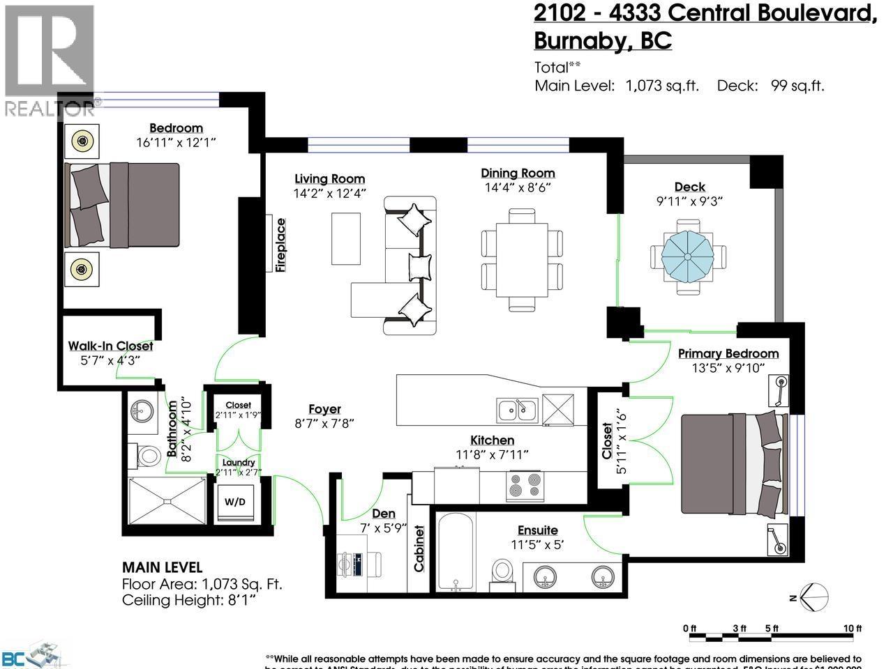2102 4333 Central Boulevard, Burnaby, British Columbia  V5H 4W8 - Photo 6 - R3159943