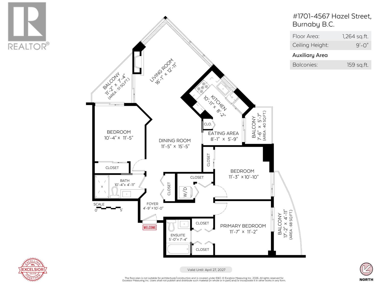 1701 4567 Hazel Street, Burnaby, British Columbia  V5H 4V4 - Photo 40 - R3160046