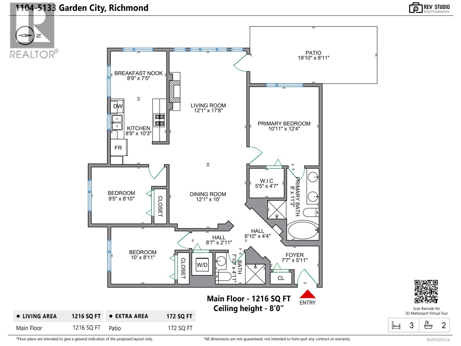 1104 5133 Garden City Road, Richmond, British Columbia  V6X 4H9 - Photo 32 - R3147778