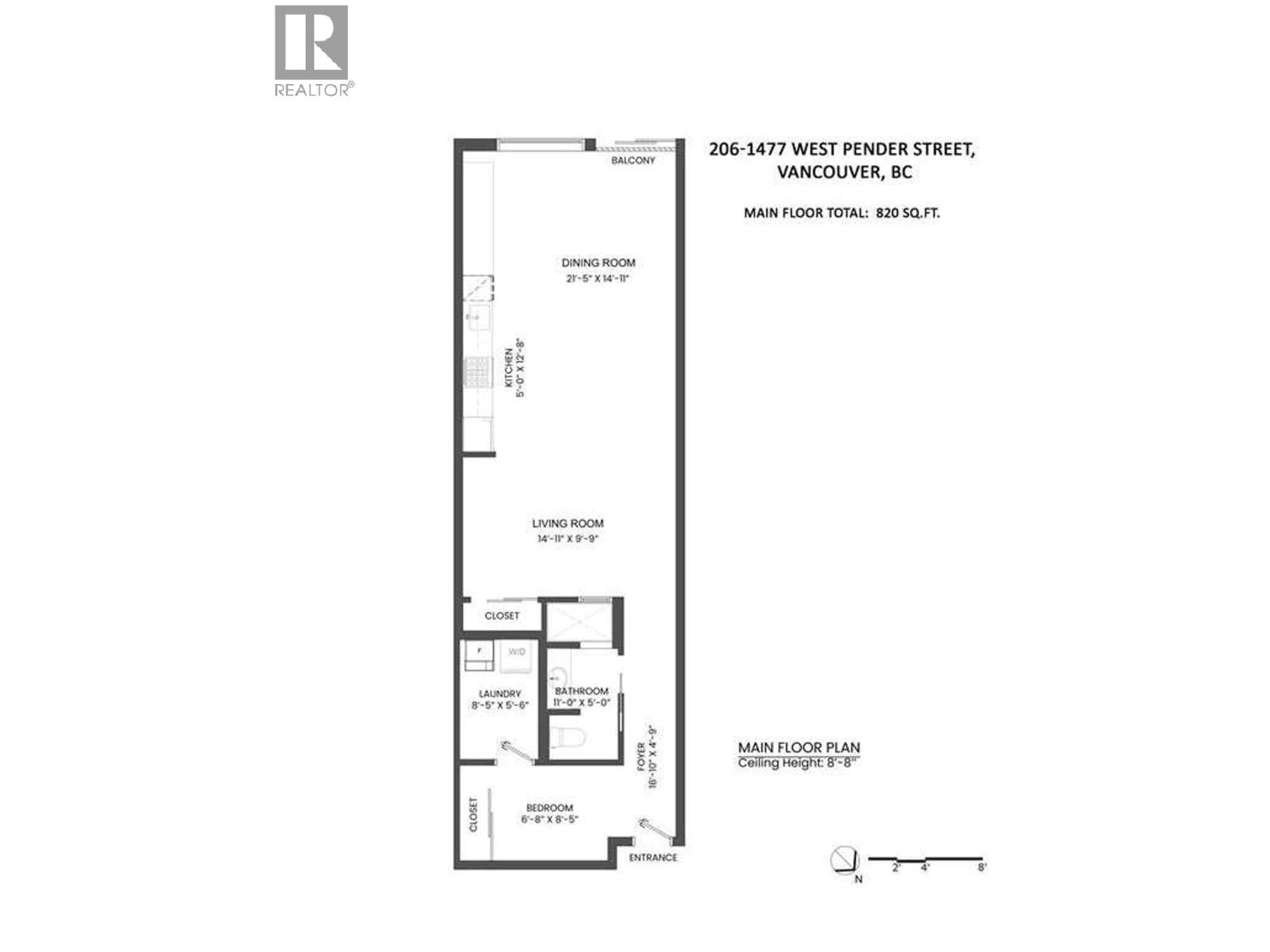 206 1477 W Pender Street, Vancouver, British Columbia  V6G 2S3 - Photo 9 - R3160332